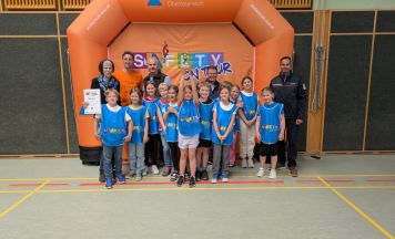 Volksschulklasse aus Grünau gewinnt Safety Tour im Bezirk Gmunden