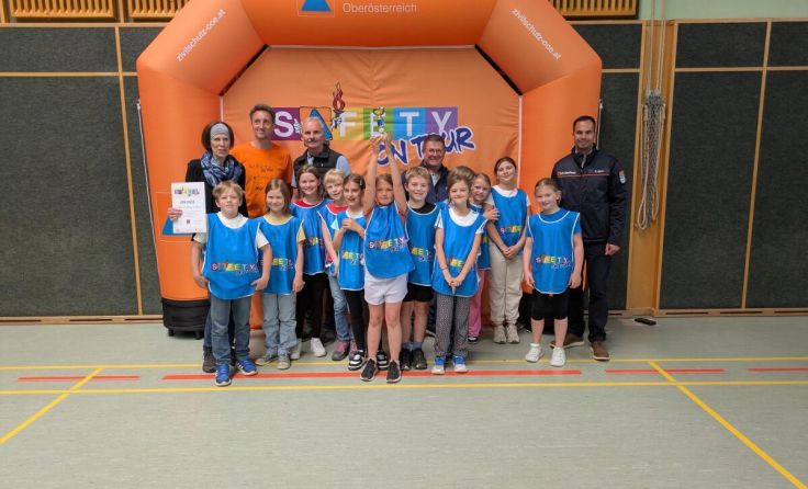 Das Gewinnerteam, die dritte Klasse der Volksschule Grünau (Foto: Zivilschutzverband OÖ)