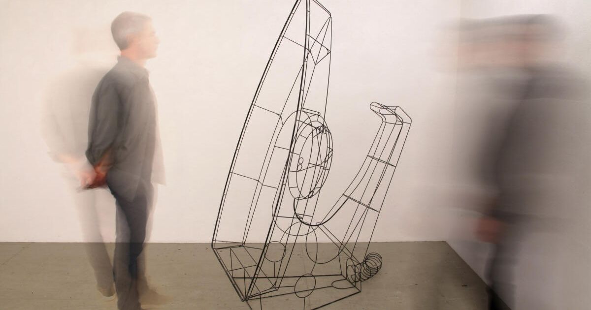 Almtal wire art at the Venice Biennale