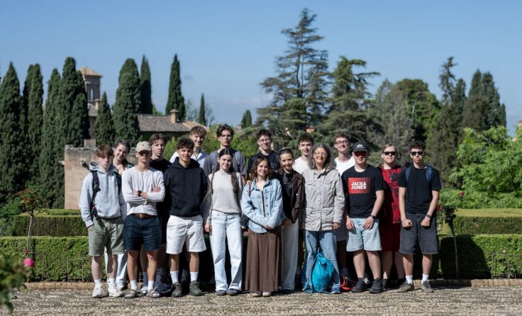 Die Schüler der siebten Klassen in Málaga (Foto: BG/BRG Bad Ischl)