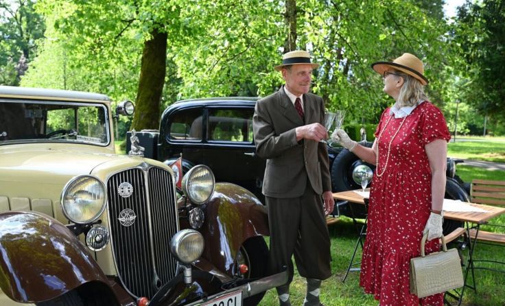 Das Treffen fand im Schlosspark Ebenzweier in Altmünster statt. (Foto: Wilfried Fischer)
