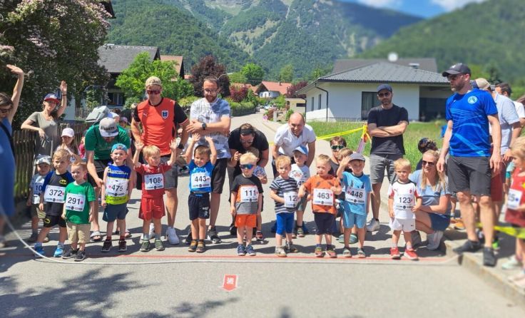 Auch die Kinderbewerbe des Laufes waren gut besucht. (Foto: DSG Raiba Pfandl)