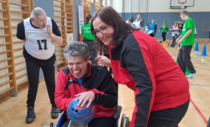 Die Sportler bereiten sich auf die Teilnahme vor. (Foto: Lebenshilfe OÖ)