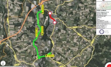 Sanierungsarbeiten auf der B144: Umleitungen und Sperren bei Danzermühl