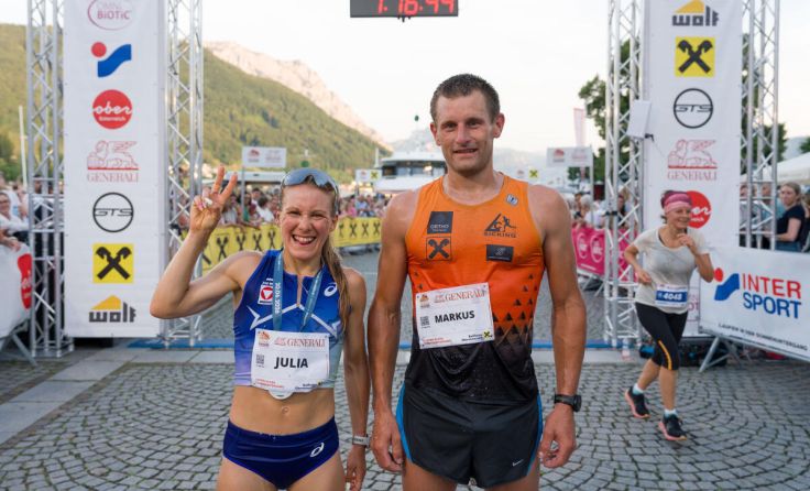 Die Gewinner Julia Mayer und Markus Lemp (Foto: Harald Tauderer)
