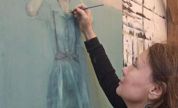 Werke von Doris Breuer bei Potentials Art Fair in Gmunden