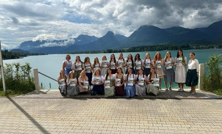 Die Schüler der 4a-Klasse (Foto: HLW Wolfgangsee)