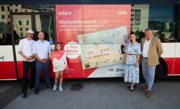 Volksschülerin aus Viechtwang gewann Öffi-Malwettbewerb