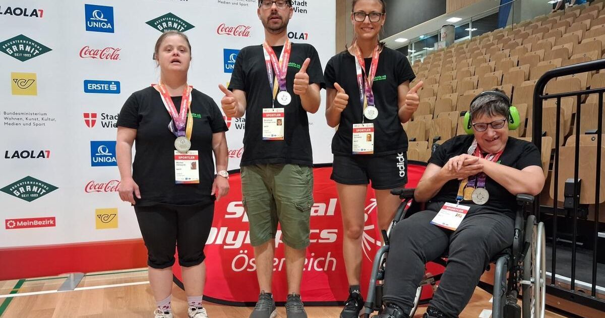 Fünf Medaillen für Special Olympics Athleten aus Bad Ischl