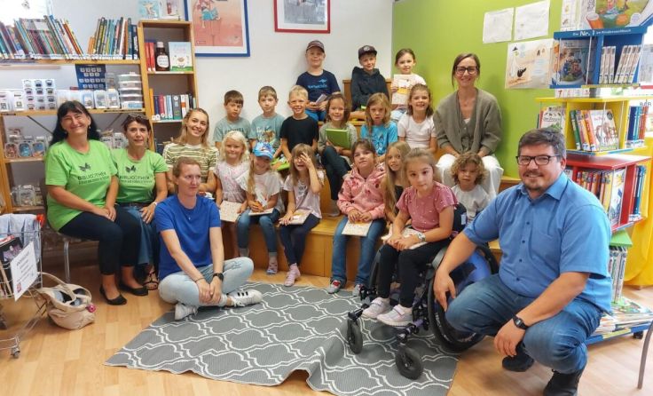 Klasse 1a (Foto: Bücherei Roitham)