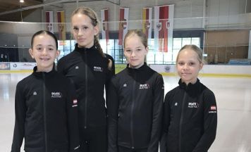 Vier Eiskunstläuferinnen aus Gmunden im Nationalteam