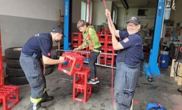 Familiennachmittag mit Feuerlöscherüberprüfung bei der Feuerwehr Bad Ischl