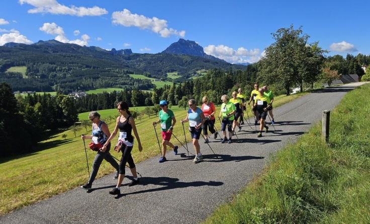 Beim Nordic-Walking-Bewerb werden dieses Jahr Spenden gesammelt. (Foto: TSV St. Konrad)