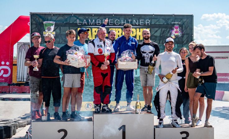 Zwei Teams der Union Kartsport Gmunden auf dem Podest (Foto: Sportunion Gmunden/ Sektion Kart)