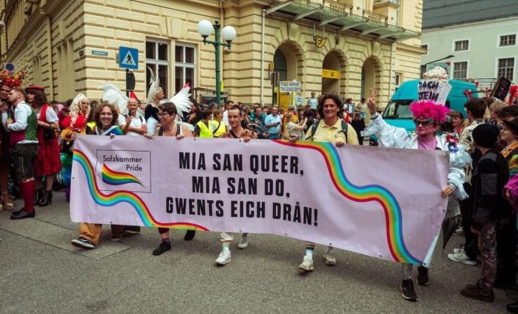 Die SalzkammerPride findet bereits zum dritten Mal statt. (Foto: Dorian Karafiat)