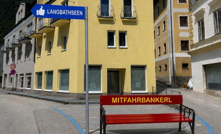 Mitfahrbankerl von Ebensee zu den Langbathseen (Foto: Salzkammer Schätze)