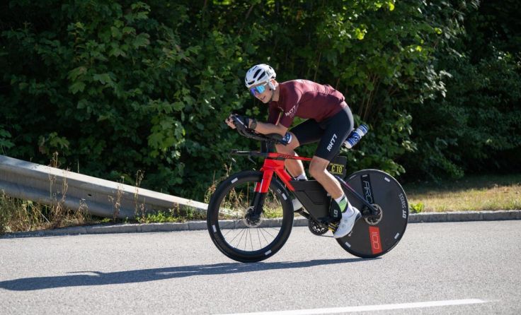 David Hofmann bei seinem Debüt bei der Race Around Austria Challenge (Foto: Christina Berger)