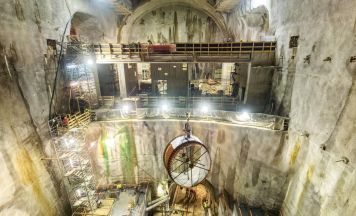 Bauarbeiten am Pumpspeicherkraftwerk Ebensee schreiten voran