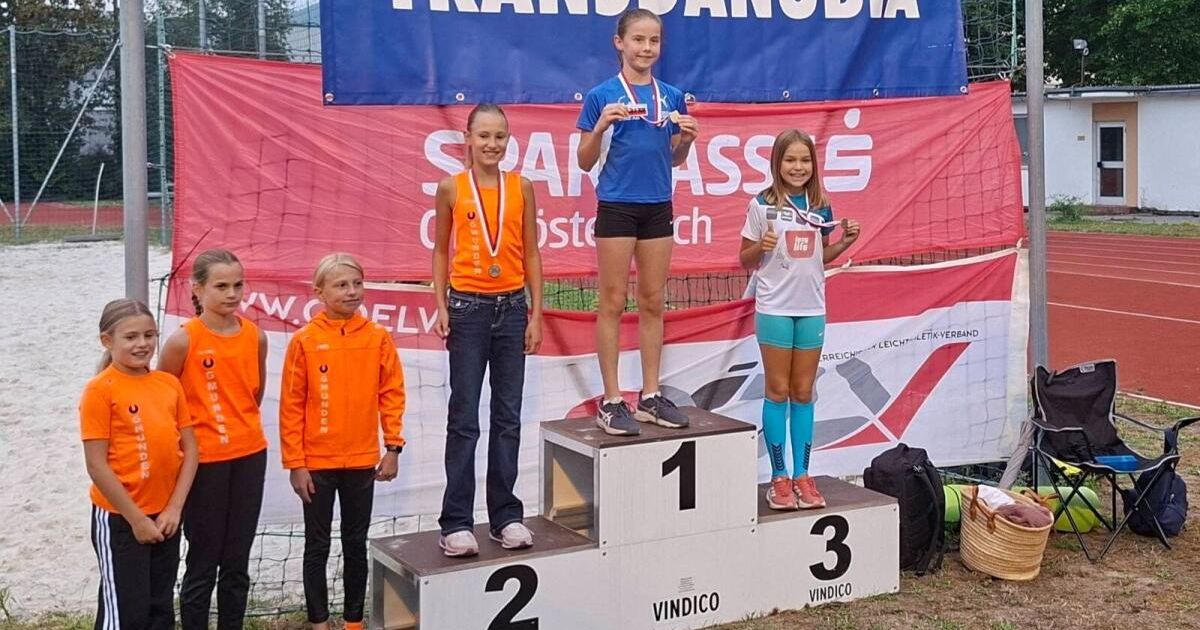 Gmunden's young track and field athletes achieve several top finishes