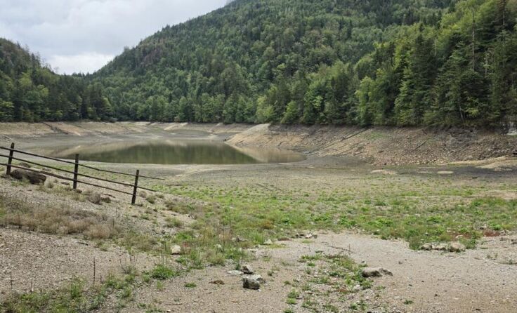 Im Nussensee steigt der Wasserstand wieder. (Foto: privat)