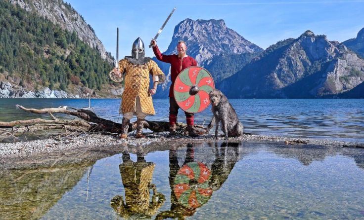 „Thors Sippe Wikinger Ebensee“ laden zum ersten Wikingerfest (Foto: Hörmandinger)