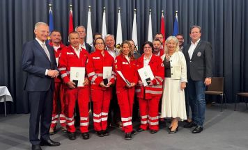 Zehn Rotkreuz-Mitarbeiter aus Gmunden geehrt