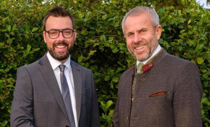 Christof Bammer und Rudolf Raffelsberger (v. l.) (Foto: OÖVP Scharnstein-Viechtwang)