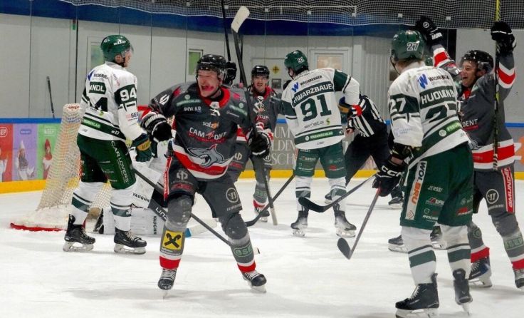 Sharks Gmunden verlieren Derby gegen Grizzlies Linz mit 2:3. (Foto: Peter Sommer Fotopress)