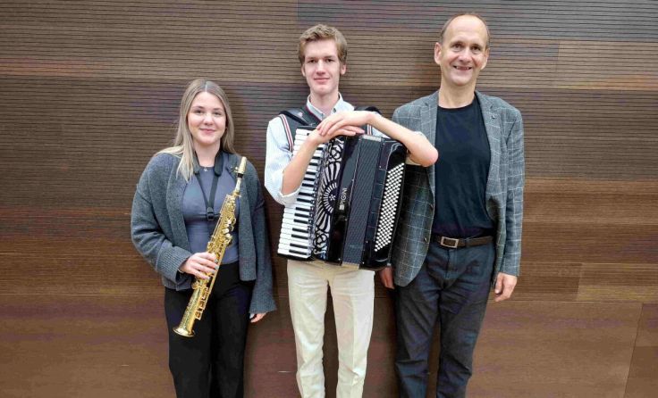 Hannah Spitzbart, Paul Weismann und Yevgenij Kobyakov (v. l.) (Foto: W. Zelch)