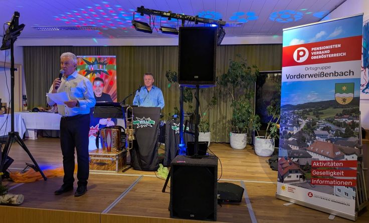 Eröffnung vom Ortsvorsitzenden Johann Schwarz (Bildrechte: Pensionistenverband Vorderweißenbach)