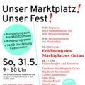 Eröffnungsfeier des Gutauer Marktplatzes unter dem Motto unser Marktplatz | unser Fest
