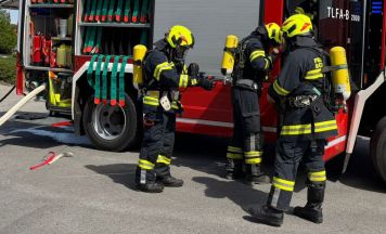 Brandmeldeanlage löste aus – Brand an einer Maschine in Schiedlberg