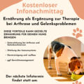 Kostenlose Infoveranstaltung Ernährung für Hunde bei Arthrose