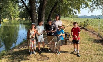 Ferienpassaktion lockte junge Angler nach Kematen