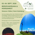 Bergpanorama & Morgenrot