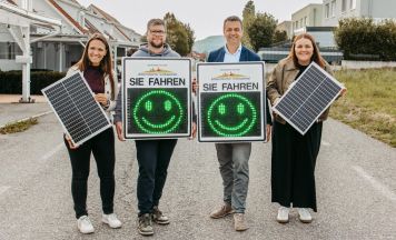 Alberndorf bekommt zwei neue Geschwindigkeitsmesstafeln