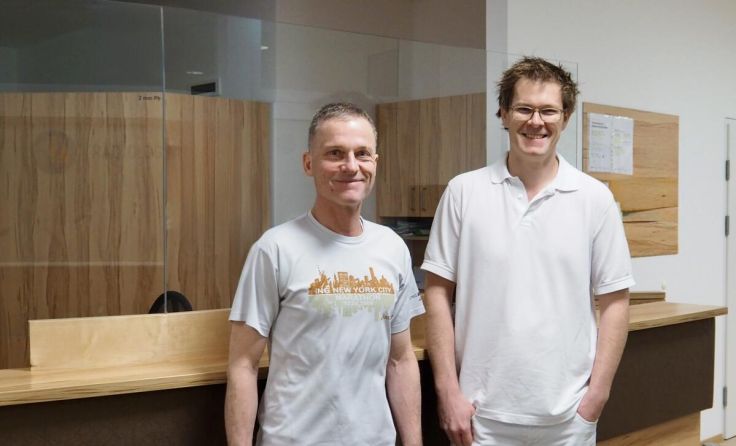 Die beiden Radiologen Martin Wurm und Christoph Buchberger (v.l.). (Foto: Wurm/Buchberger)