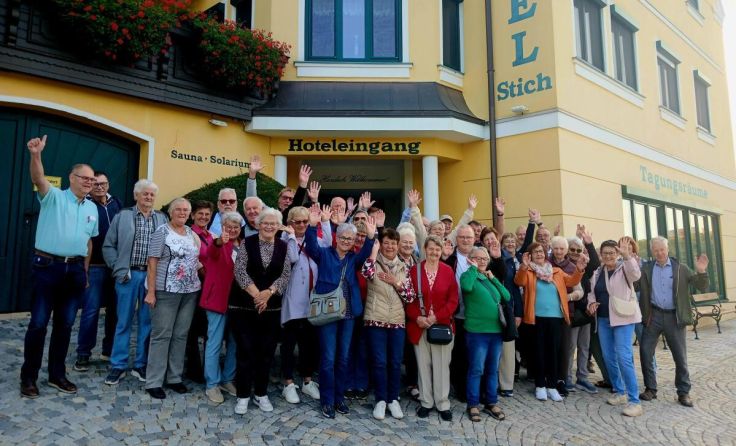 Die Pensionisten besuchten die Bundeshauptstadt Wien. (Foto: Anton Mader)