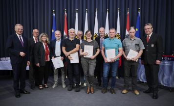 Sieben Blutspender aus dem Bezirk Perg geehrt