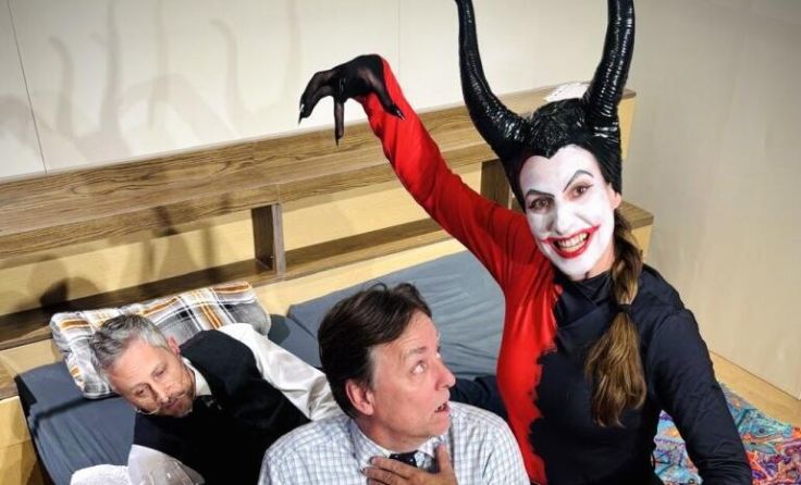 Die Schauspieler bereiten sich intensiv vor. (Foto: Sebastian Hofer)