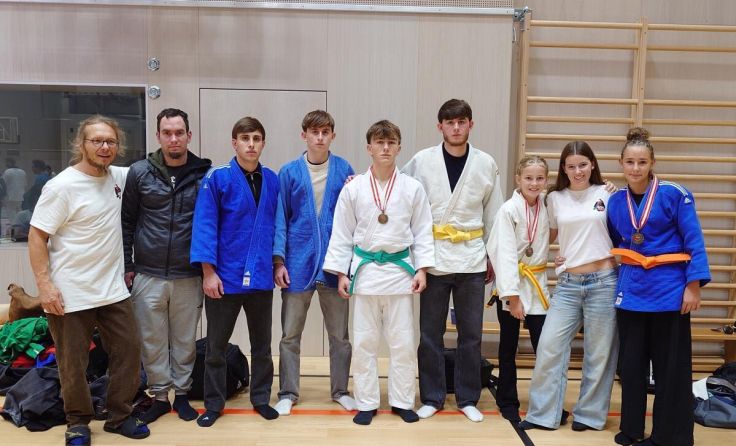 Die Luftenberger Judoka bei der Askö Bundesmeisterschaft in Wien. (Foto: Dansachmüller)
