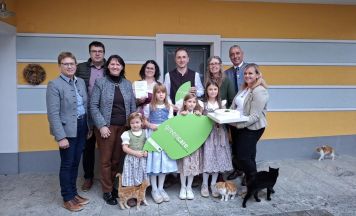 Green-Care-Hoftafel für den Obersteinerhof im Bezirk Perg