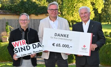 OÖ. Rotes Kreuz sammelte bei Golfturnier 65.000 Euro für Menschen in Not