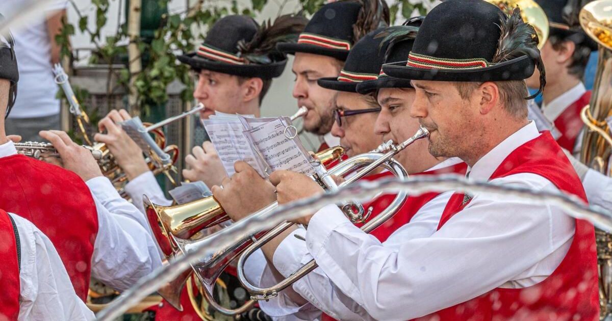 Musical evening at Enns' main square