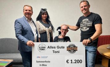 Kematen und Ansfelden sammeln 1.200 Euro für muskelkranke Menschen