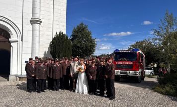 Hochzeit mit feuerwehrtechnischen Herausforderungen in Wallern