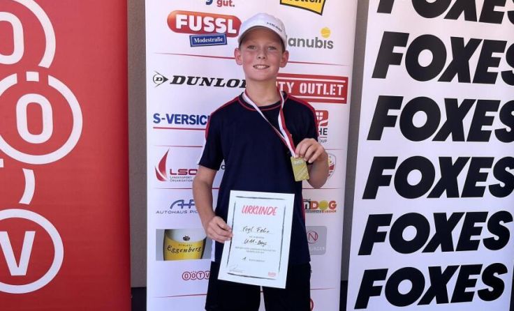 Felix Vogl bei der Siegerehrung (Foto: Privat)