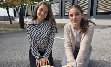 Mittelschüler in Grieskirchen üben für den Ernstfall
