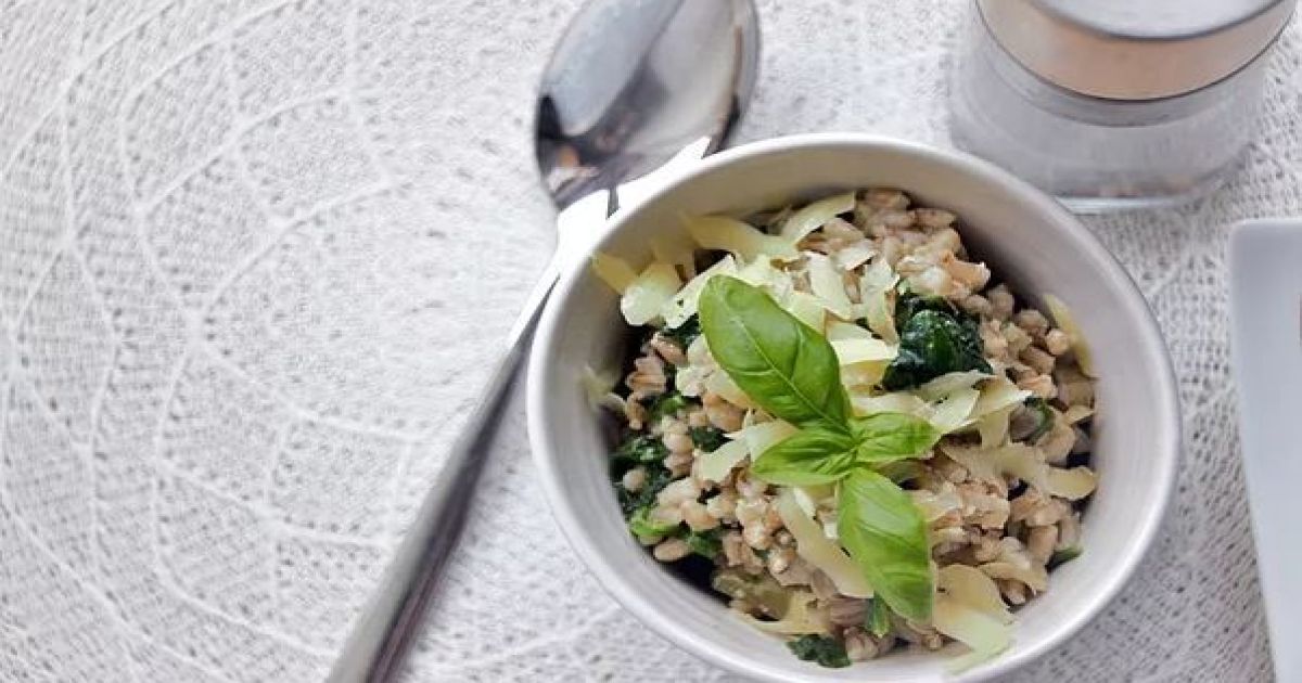 Rollgersten-Risotto