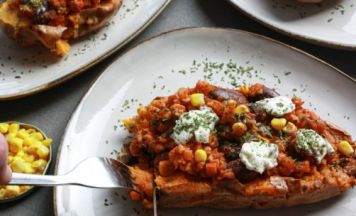 gefüllte Süßkartoffel – Mexican Style